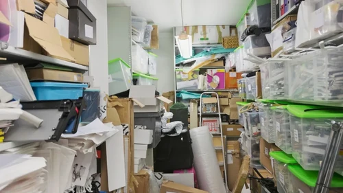 Cluttered space