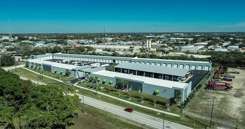 Elite Motorcoach Storage storage facility exterior view