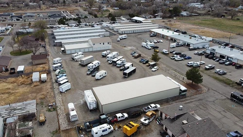 Hwy 50 Self Storage - Parking storage facility exterior view