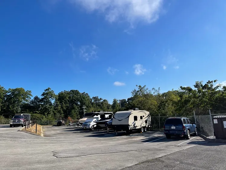 Vehicle storage at Volunteer Storage Lenoir City facility.