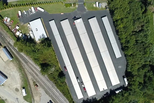Aerial view of Murphy's Self Storage facility.