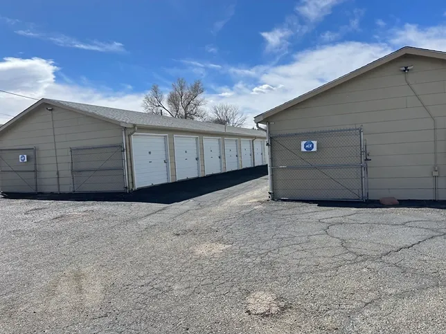 Rows of storage units at Osprey Storage Pueblo