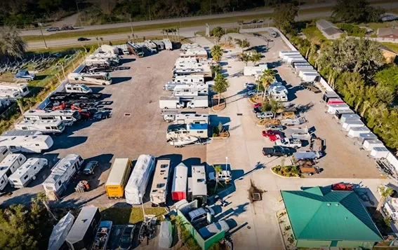 Aerial view of PG-17 Storage facility.