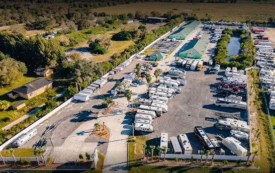 Aerial view of PG-17 Storage facility.