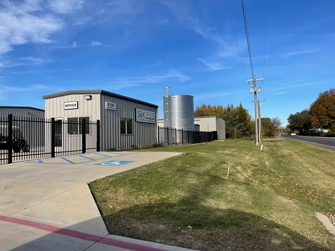 S&K Mini Warehouses & Storage fenced in facility